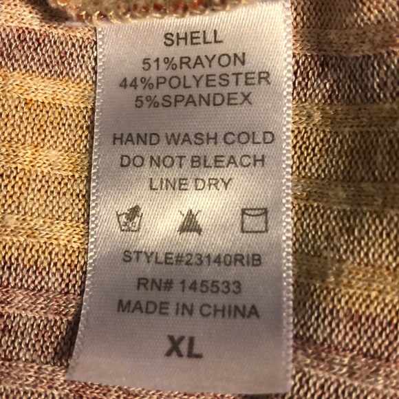 W5 Tie Front Dolman Top - Picture 4 of 4